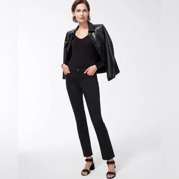 Chicos So Slimming Black Jeans - Picture 2 of 7